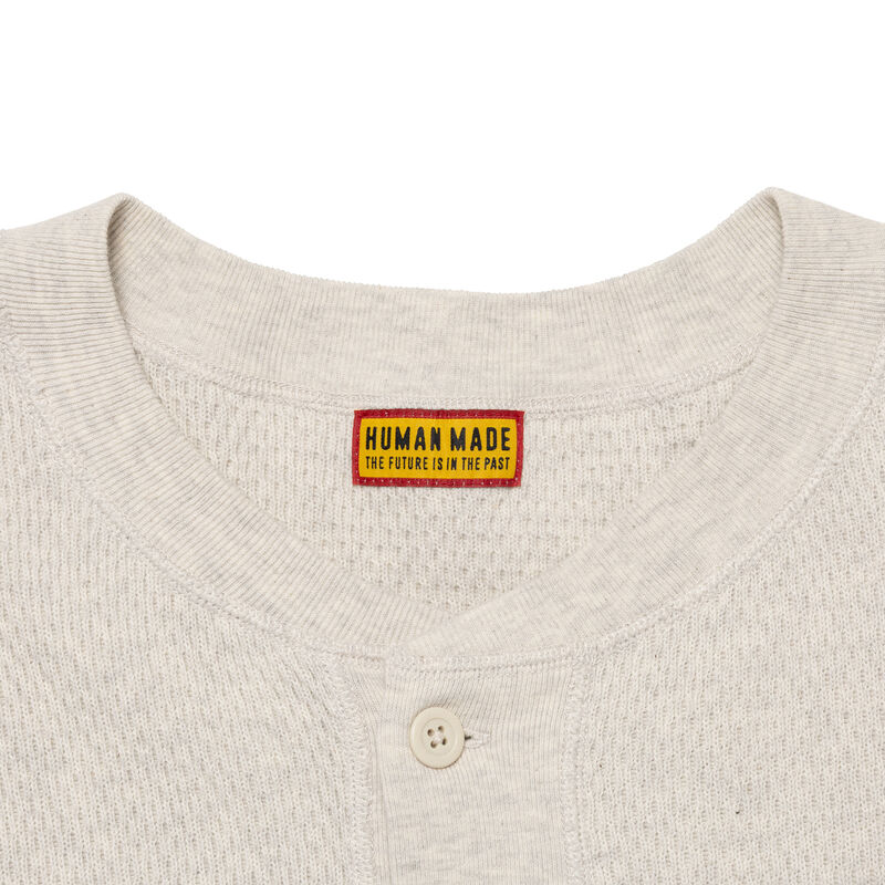 HUMAN MADE HENLEY NECK SHIRT