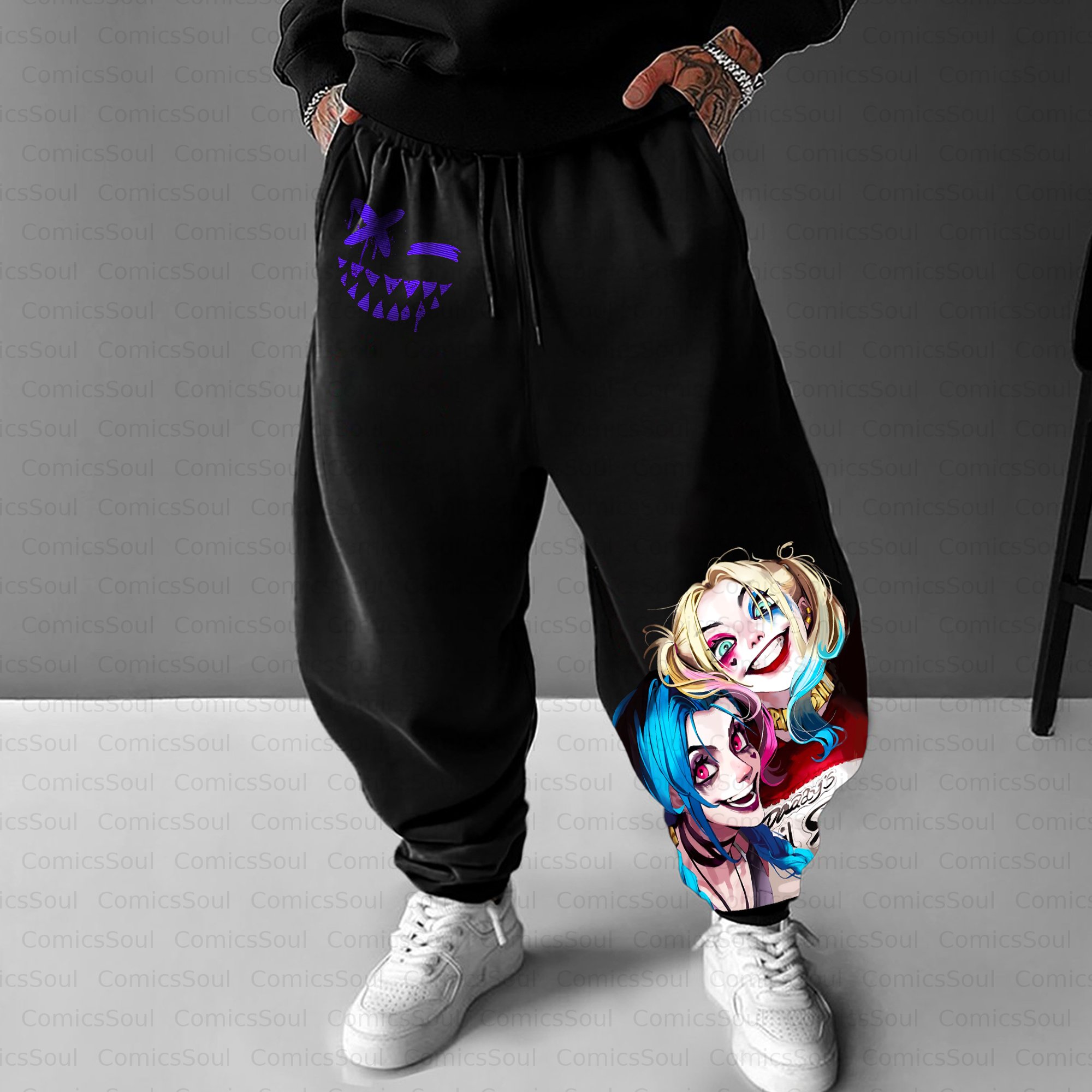 Unisex Casual Anime Streetwear Pant