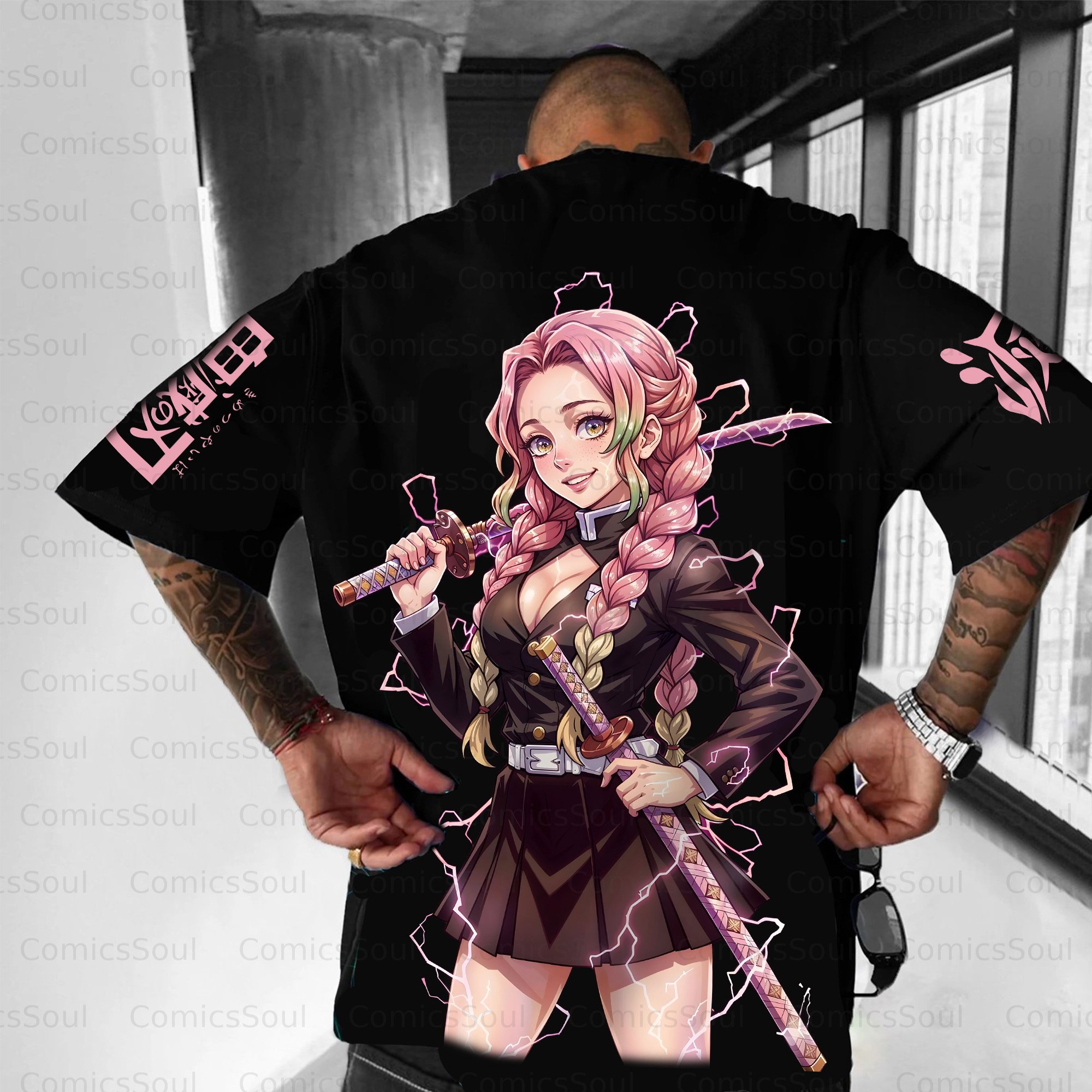 Unisex Anime Inspired Vintage T-Shirt| KNY