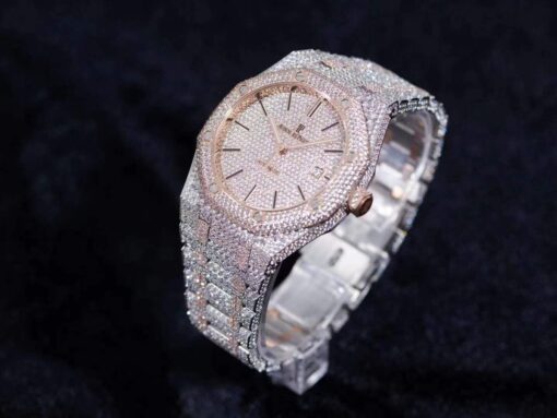 Audemars Piguet Royal Oak Selfwinding 15400SR.OO.1220SR.01 Iced Out Replica