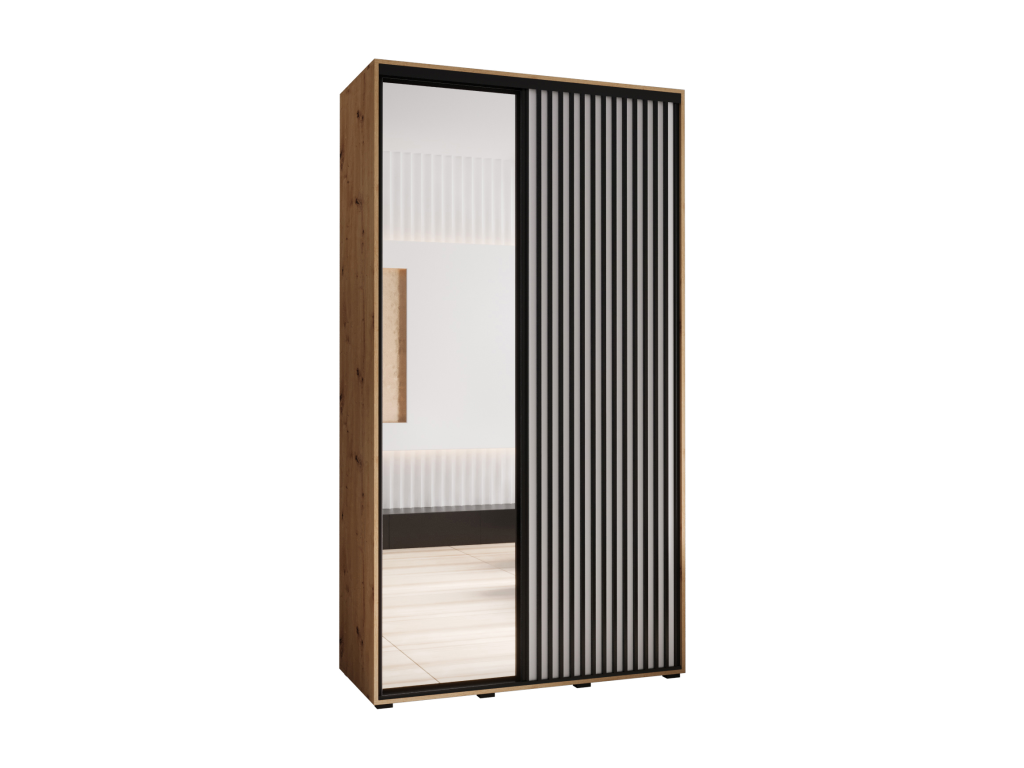 ARMARIO Nestliq 2 DE PUERTAS CORREDERAS 235 - 2/130/45 2 puertas artisan/blanco