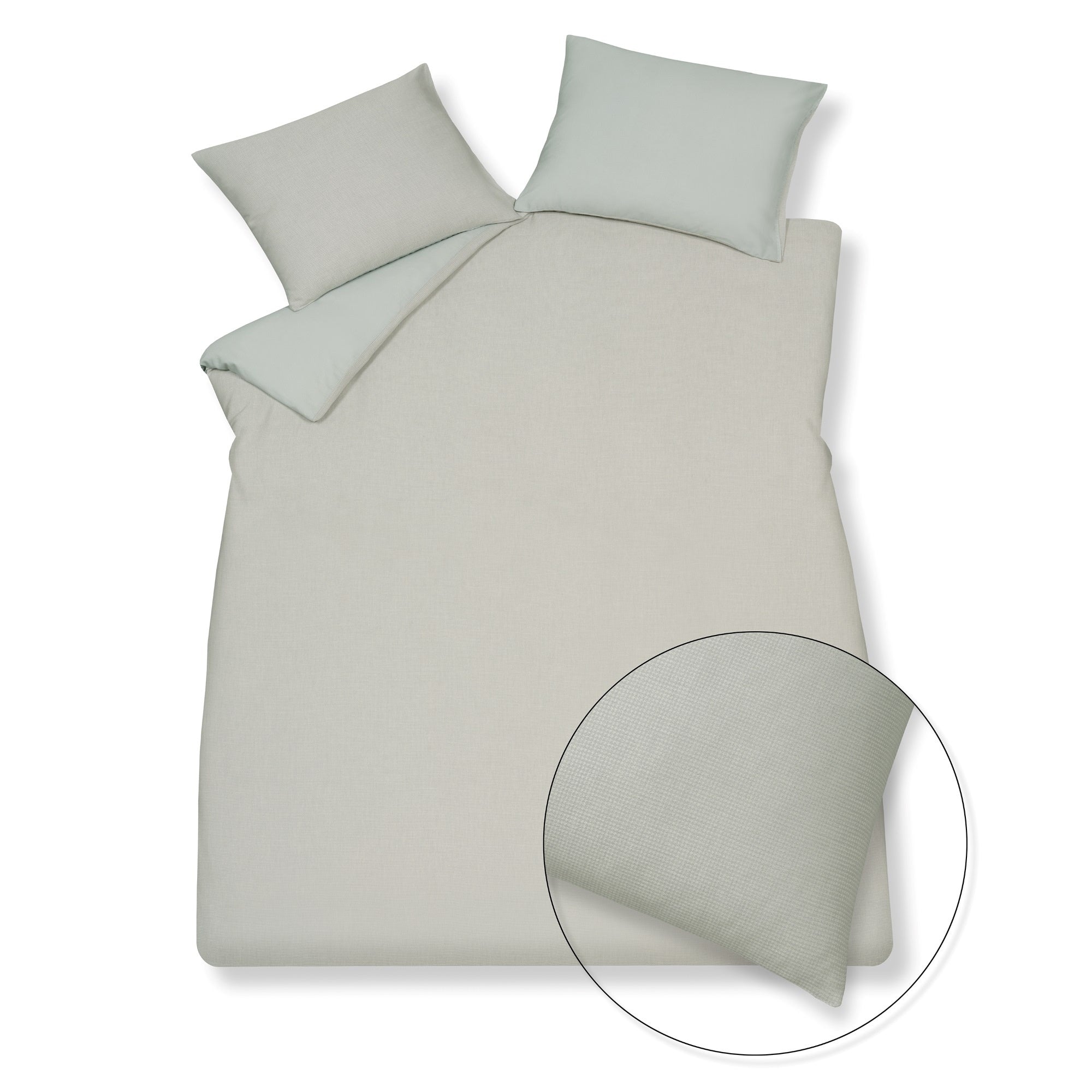 Pure 85 Dekbedovertrek Pearl Blue   140 x 200 220 cm   Blauw