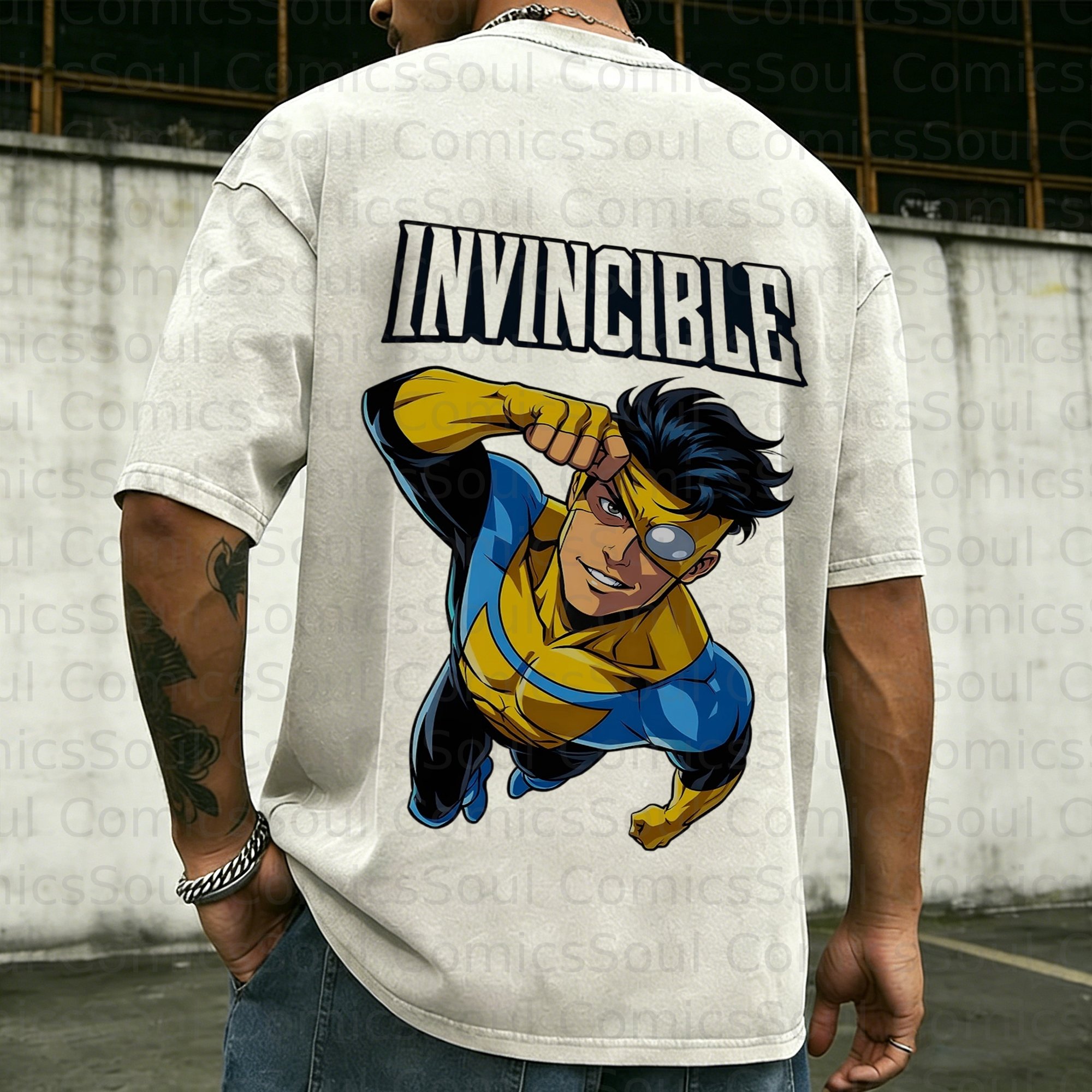 Unisex Anime Inspired Vintage Washed T-Shirt