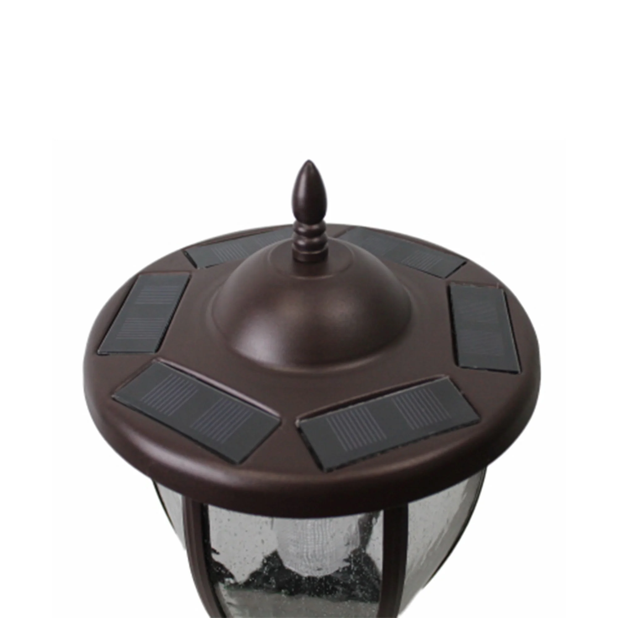Sun-Ray Kenwick 7 Foot Single Head Solar Lamp Post & Planter, Bronze - Image 7