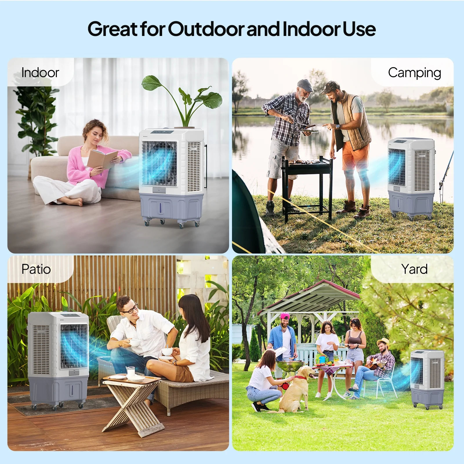 ROVSUN Portable Air Conditioners, White - Image 18