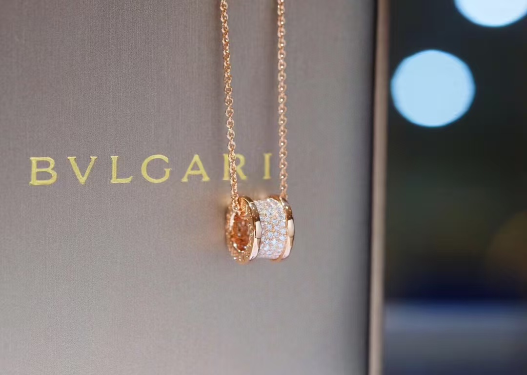 Bvlgari B.zero1 Necklace - Full Diamond - Original Replica Club
