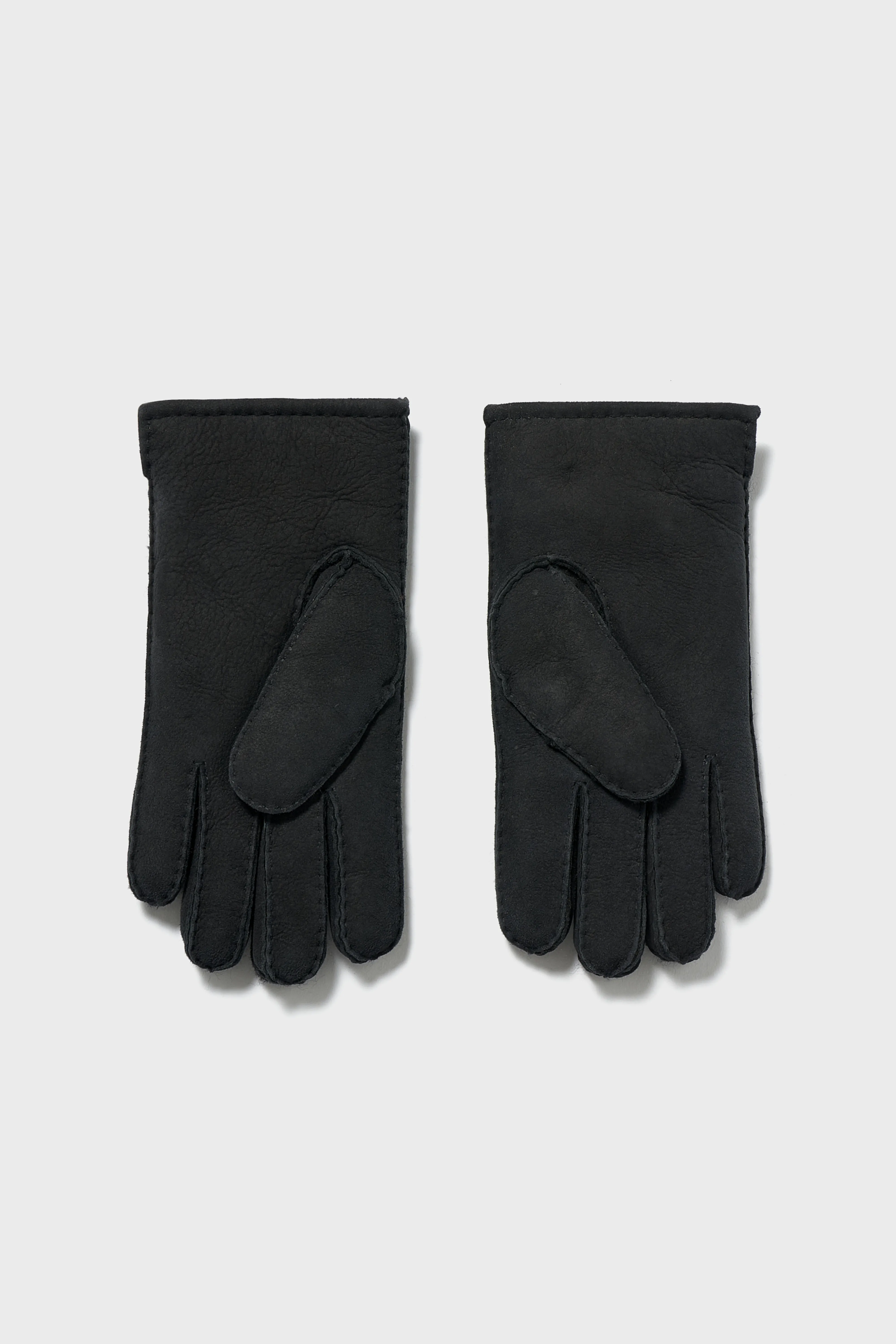 Bellerose Ganam black leather gloves (251 / M / BLACK)