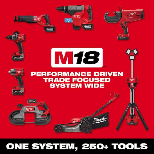 M18 FUEL 18V Lithium-Ion Cordless 7-1/4 in. Rear Handle Circular Saw with 30-Degree Framing Nailer (2-Tool) - Image 8