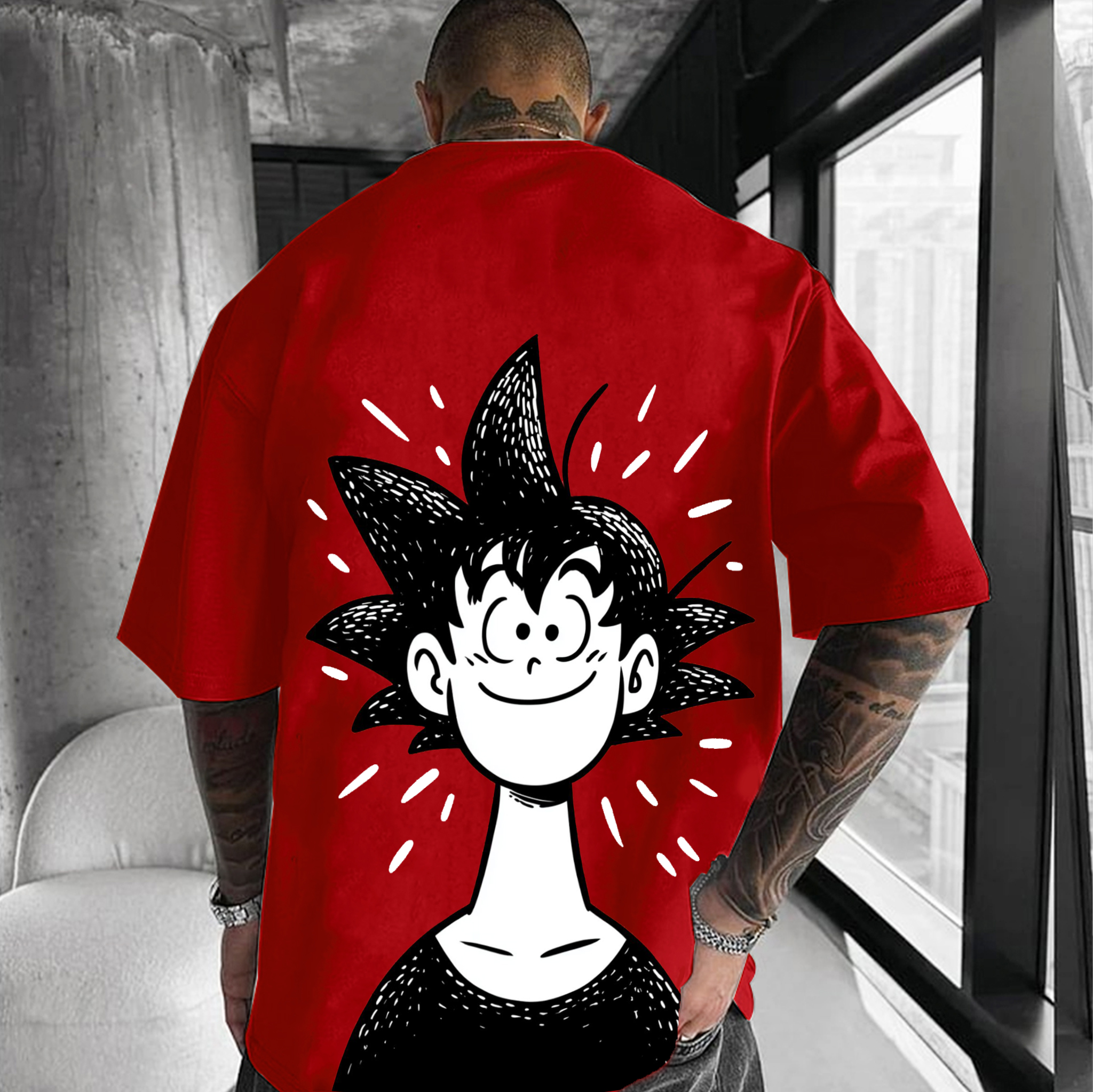 Unisex Anime Inspired Vintage T-Shirt丨Comicssoul