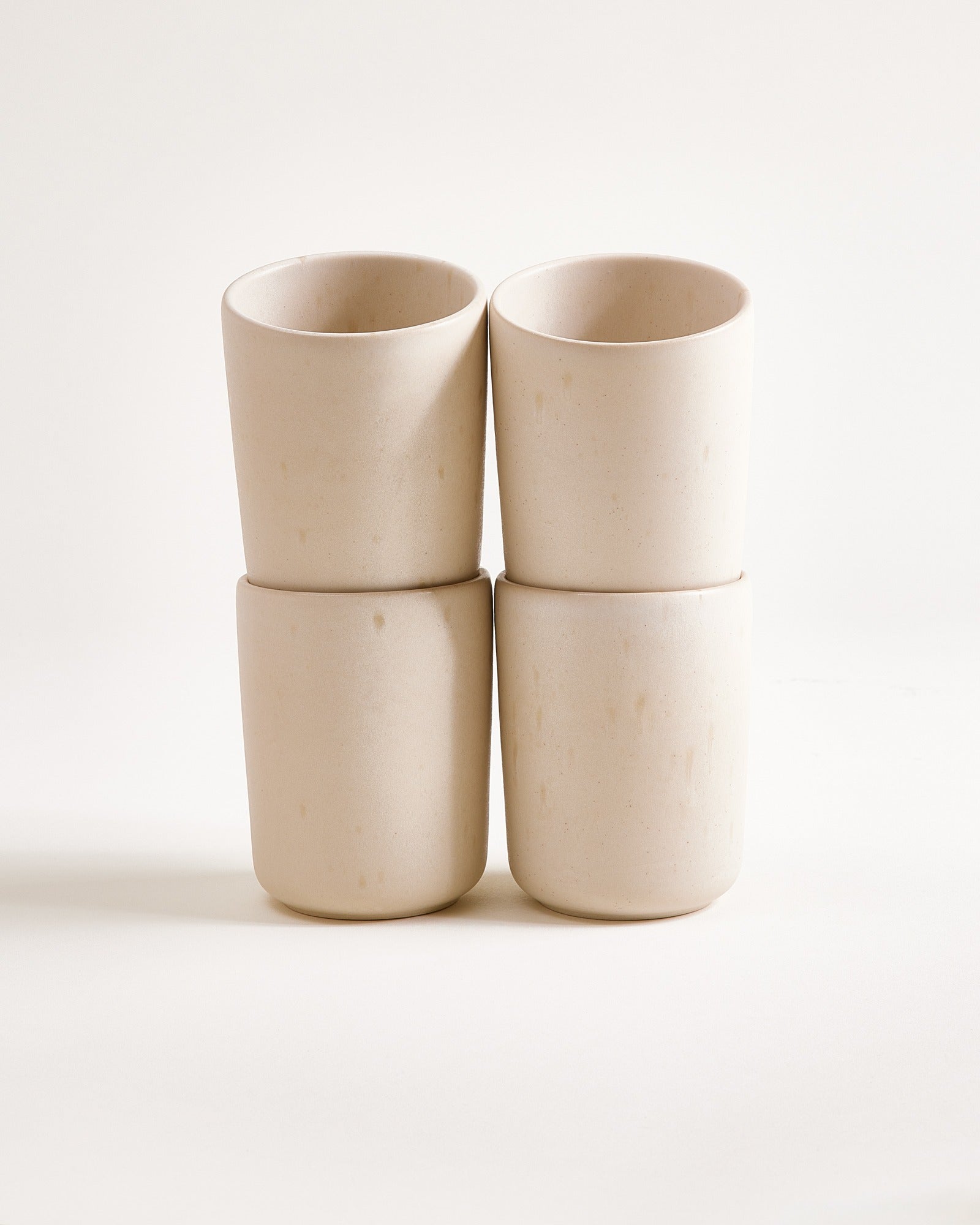 Sintra Becher groß sand 4er-Set