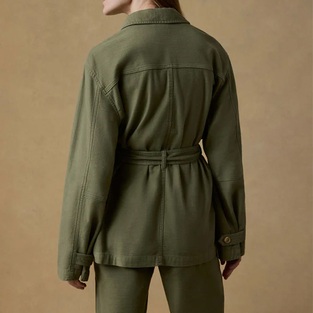 Faherty - Veste Safari -  Mousse - Vert Mousse