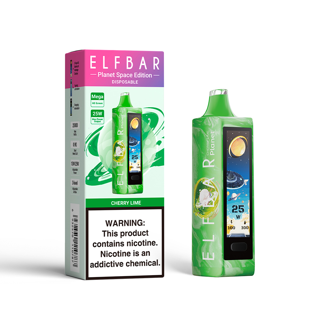 ELF BAR PLANET 25K cigarette électronique jetable rechargeable (toutes les saveurs)