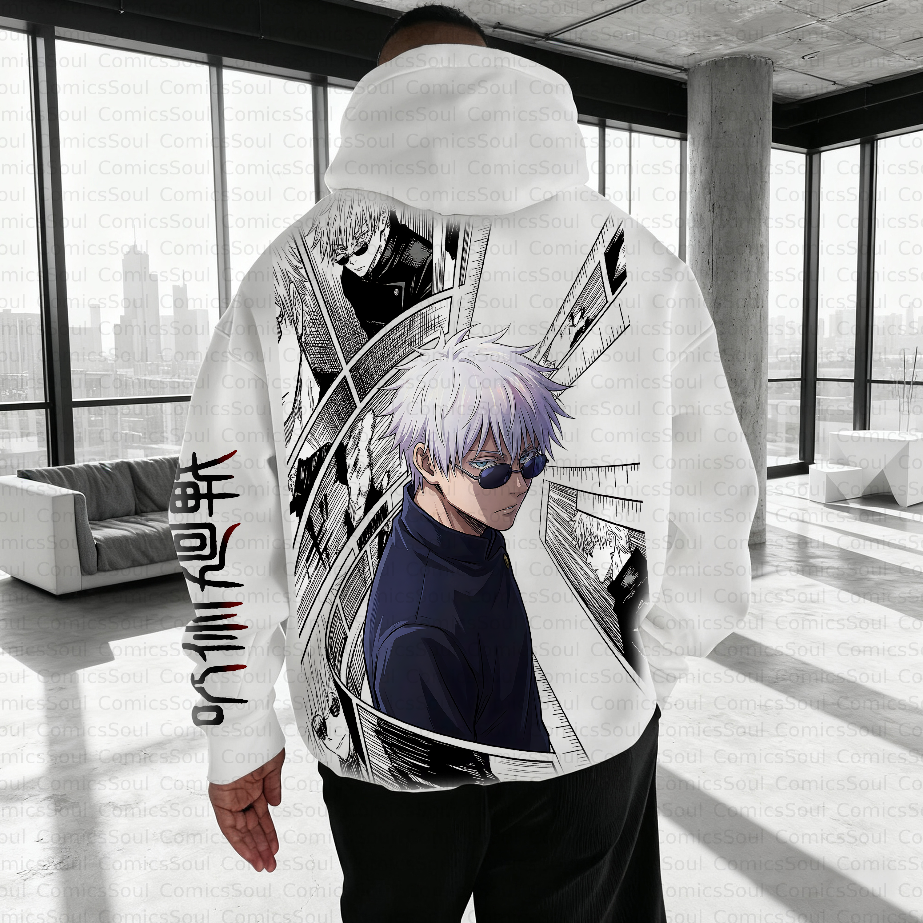Unisex Anime Inspired Vintage Plush Hoodie