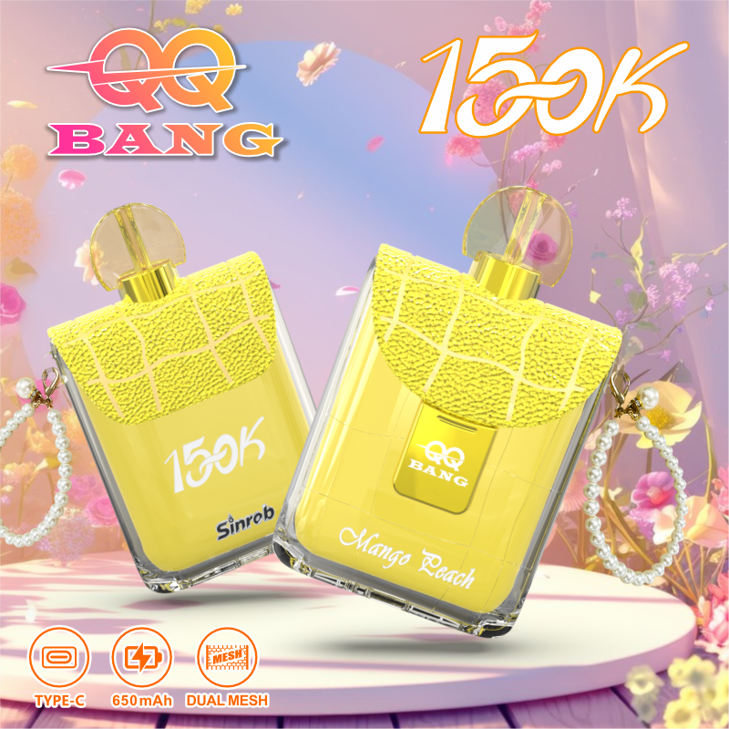 QQ Bang Perfume 150K Disposable Vape – 150,000 Puffs Single Flavor | Long-Lasting Modern Design