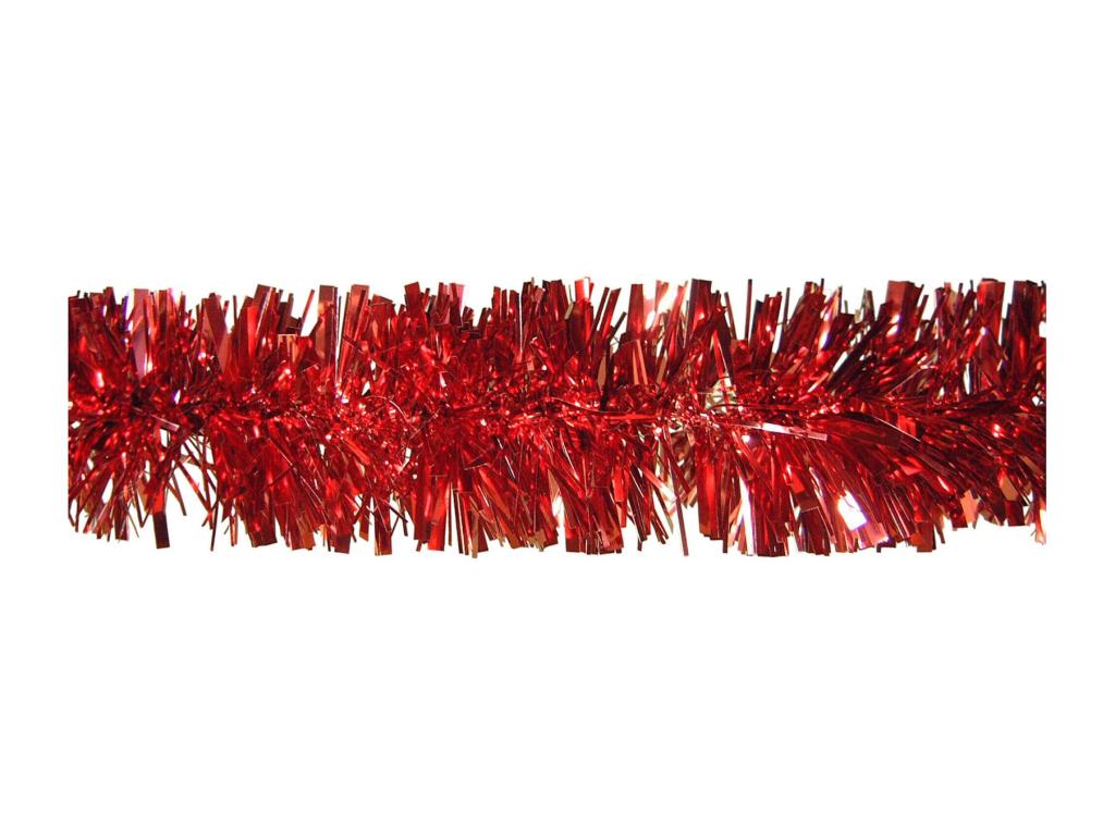 Decoración de Navidad Dhatto, Adorno navideño, Ornamento de Navidad, Decoración festiva, Made in Italy, 1000x8 h8 cm, Rojo