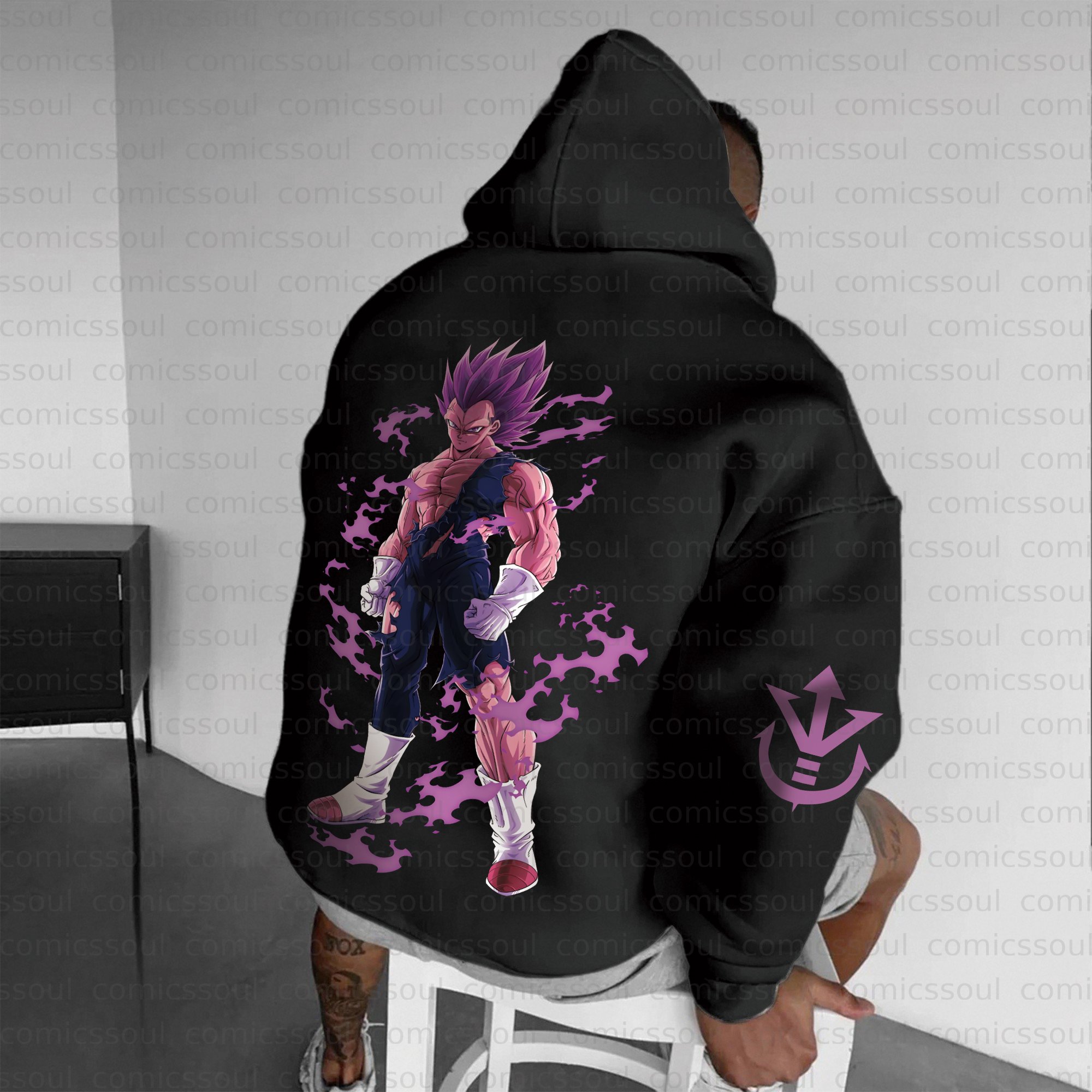Unisex Anime Graphic Streetwear Vintage Hoodie