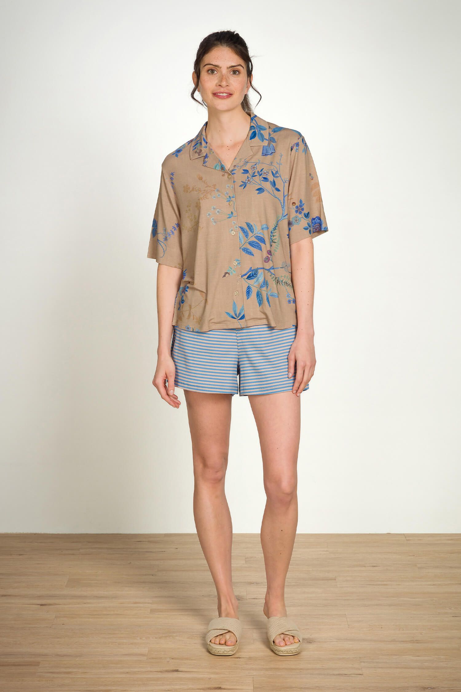 Bobi Short Trousers Little Sumo Stripe Blue