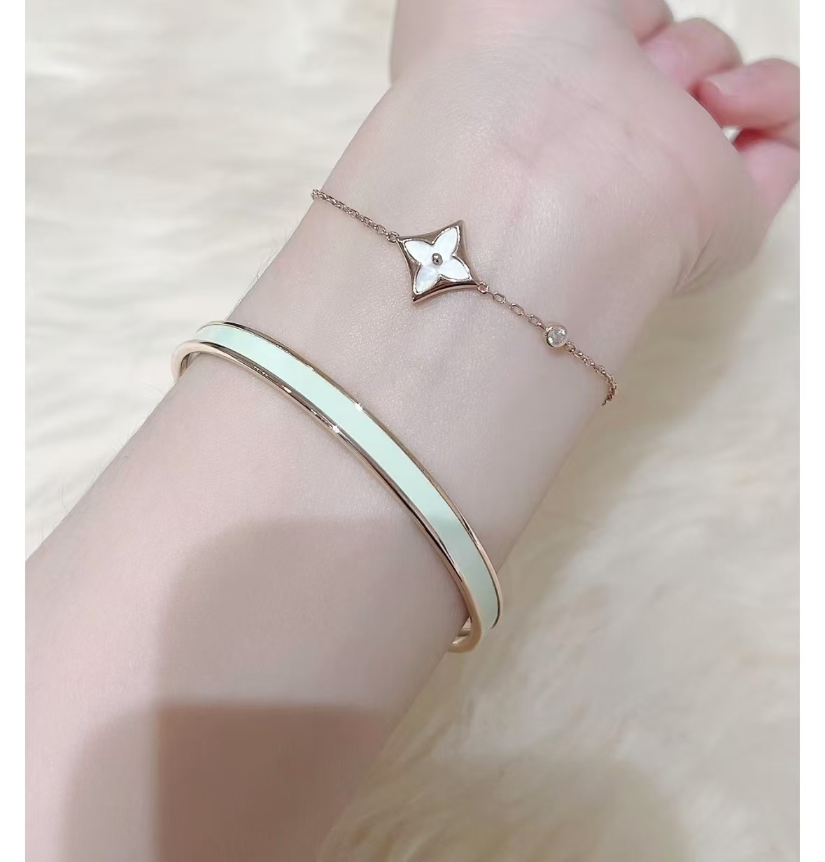 Hermes Colorful Enamel Bracelet Bangle - Original Replica Club