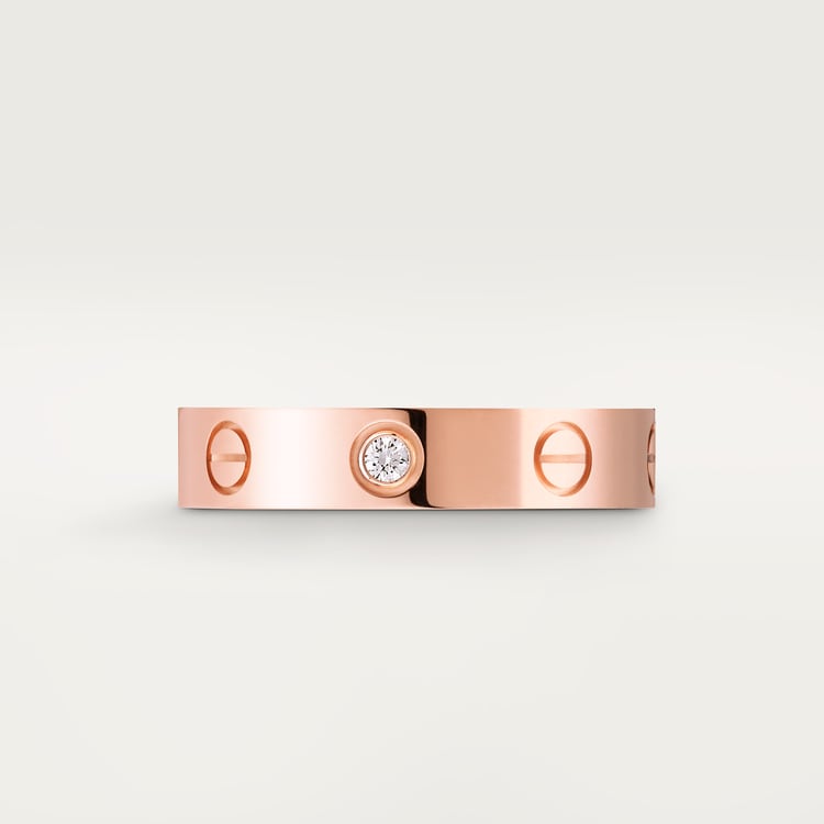 Replicate LOVE ring, small model, 1 diamond(1:1 replica) - Original Replica Club