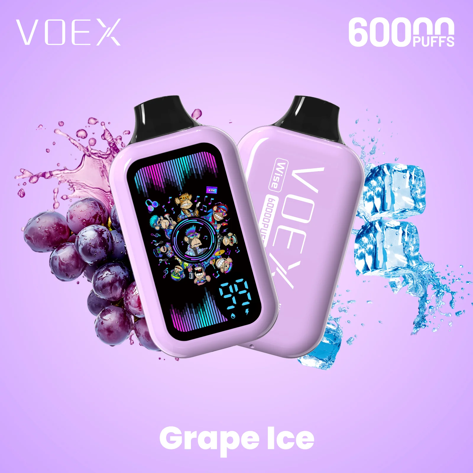 VOEX Wise/Space 60K cigarette électronique jetable (toutes les saveurs)