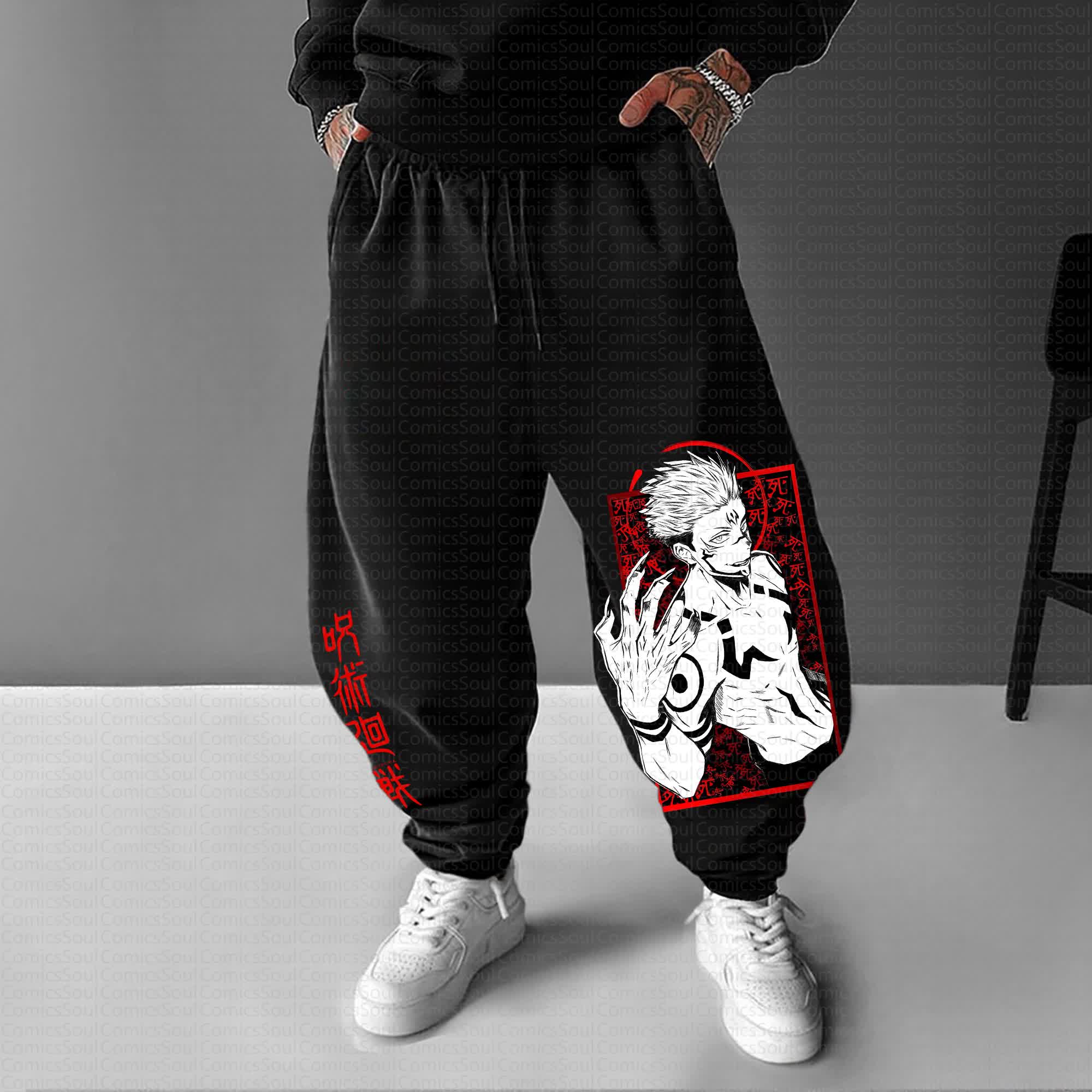Unisex Anime Inspired Vintage Pants丨Comicssoul