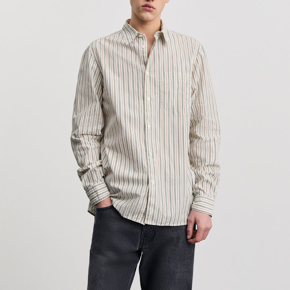 Another Aspect - Chemise 3.0 - Green Stripe