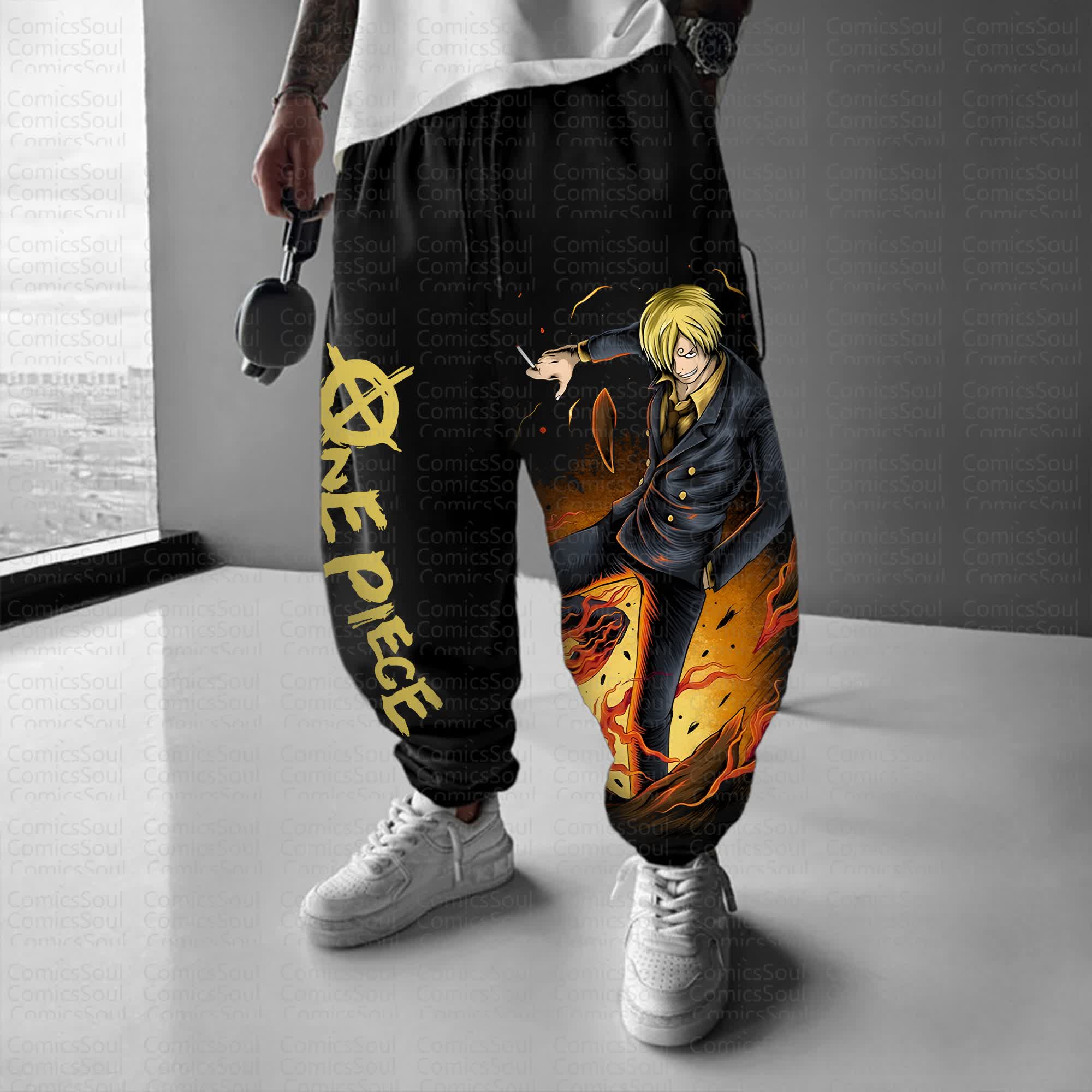 Unisex Anime Inspired Vintage Pants丨Comicssoul