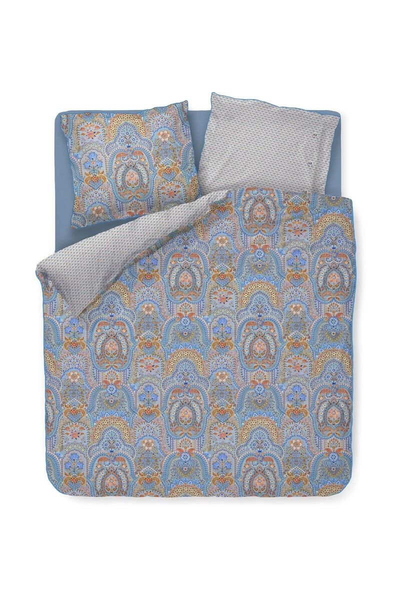 Duvet Cover Set Jabali Flower Blue