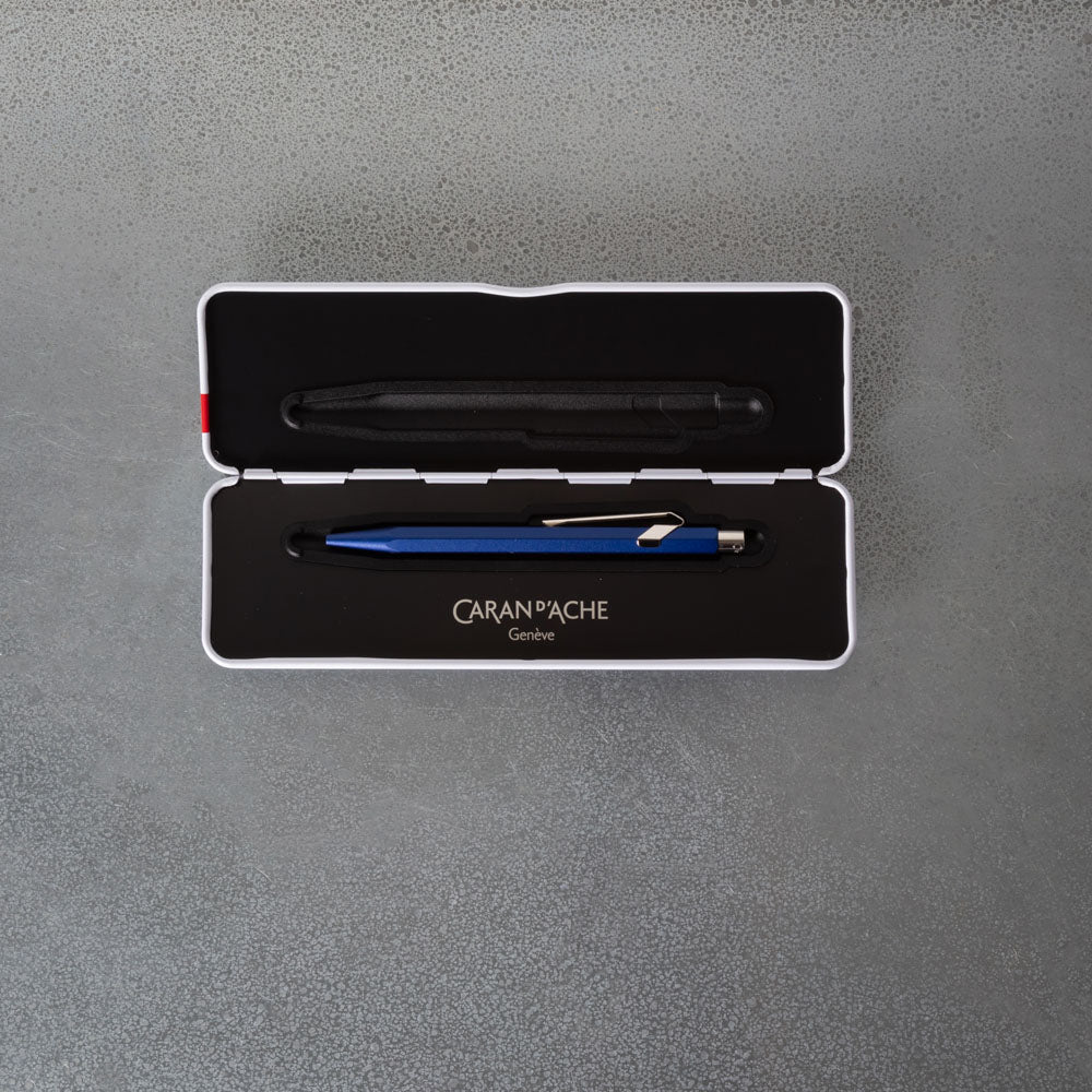 Stylo bille 849 COLORMAT-X - Bleu - Caran d'Ache