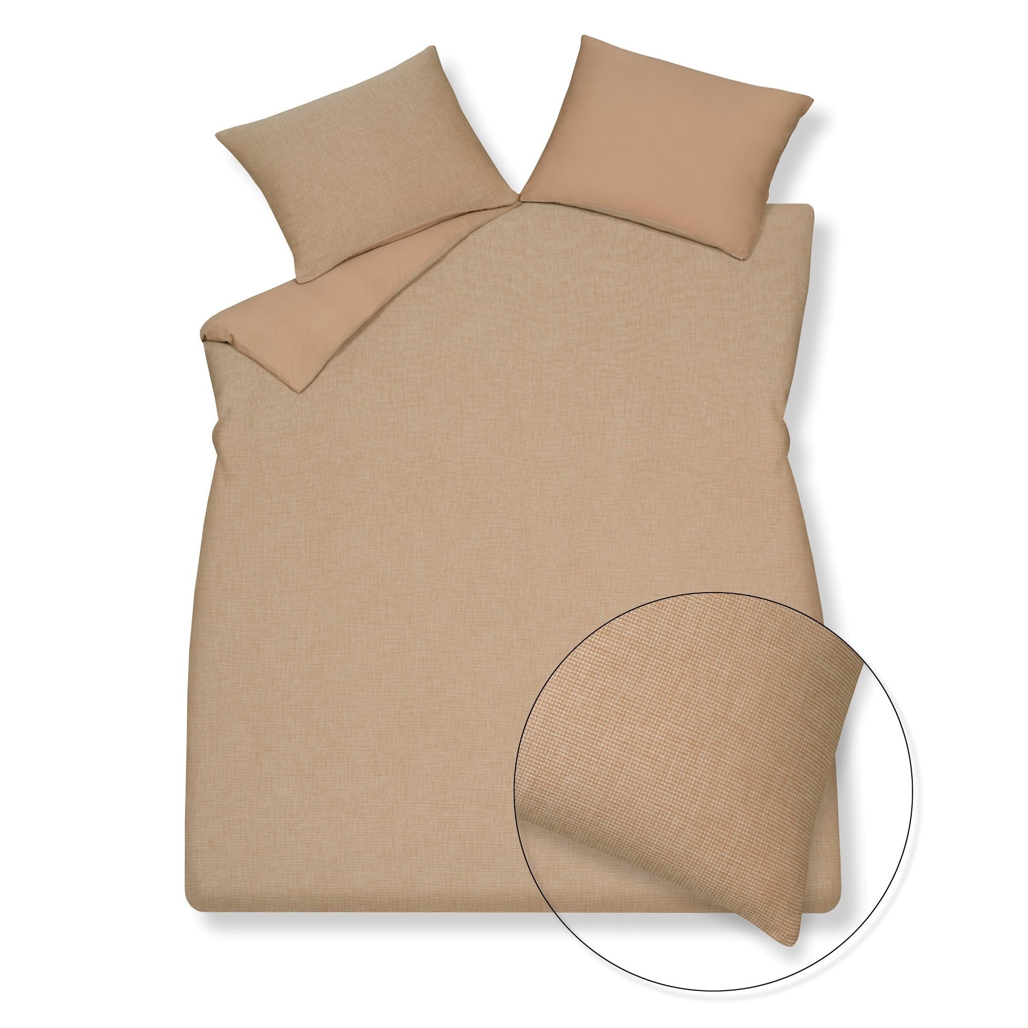 Pure 85 Dekbedovertrek Praline   240 x 200 220 cm   Bruin