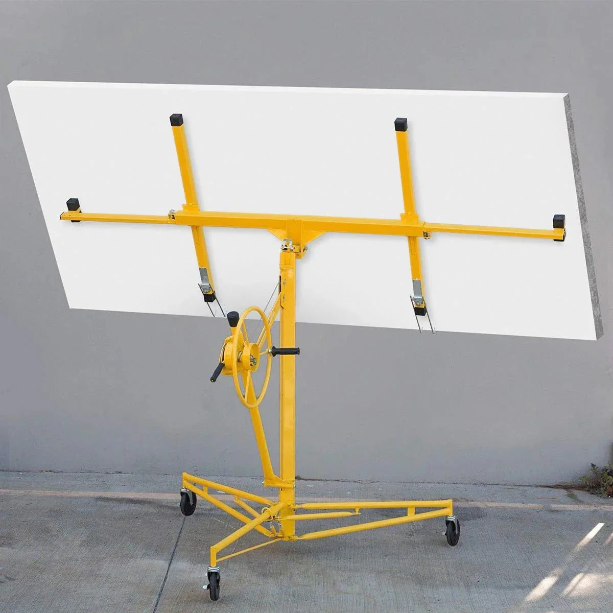 Stark USA Drywall Lift 11-ft Yellow Rolling Panel Hoist - 65044 - Image 3 Stark USA Drywall Lift 11-ft Yellow Rolling Panel Hoist - 65044 - Image 3
