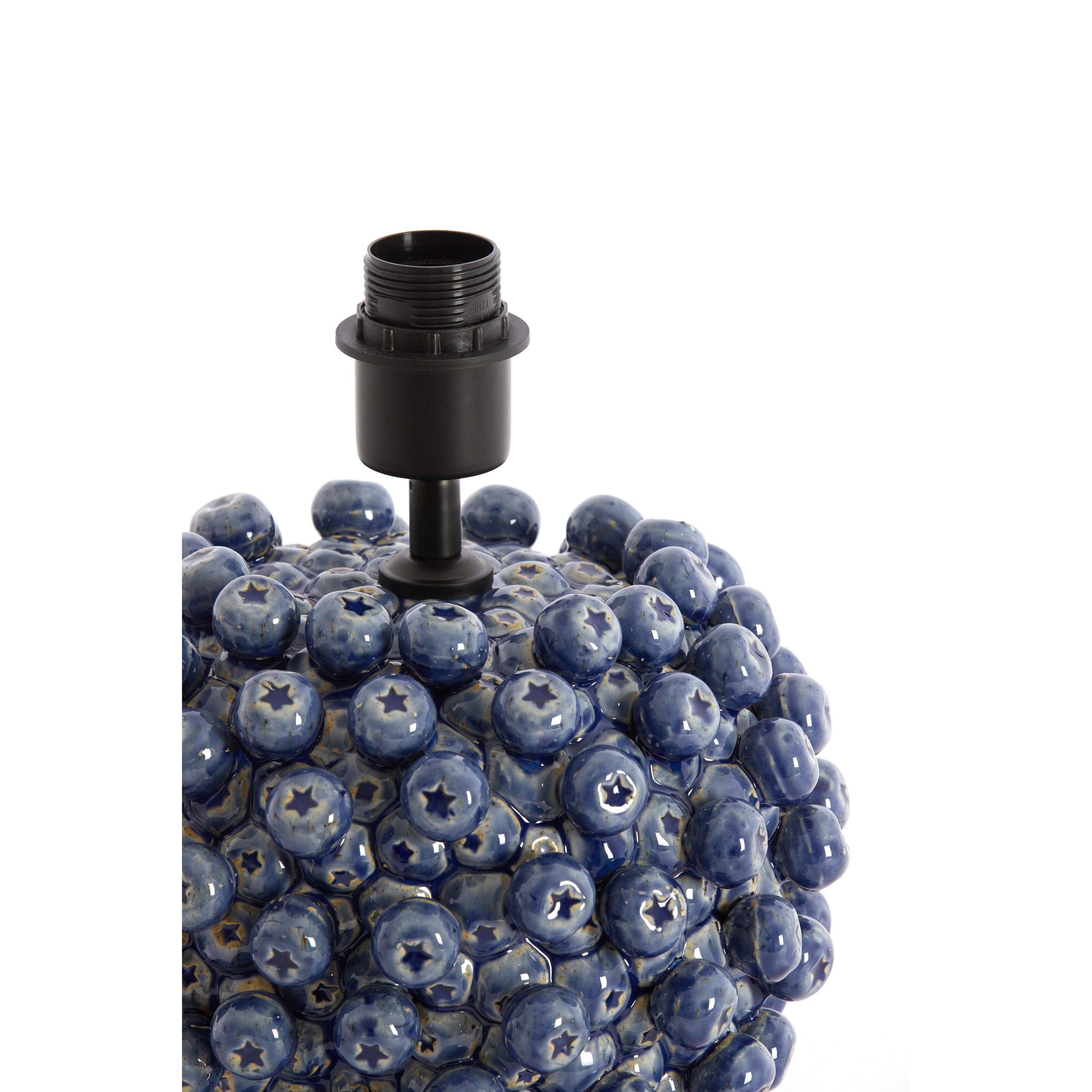 Light & Living - tafellamp - Berries - blauw - keramiek - Ø 26cm -