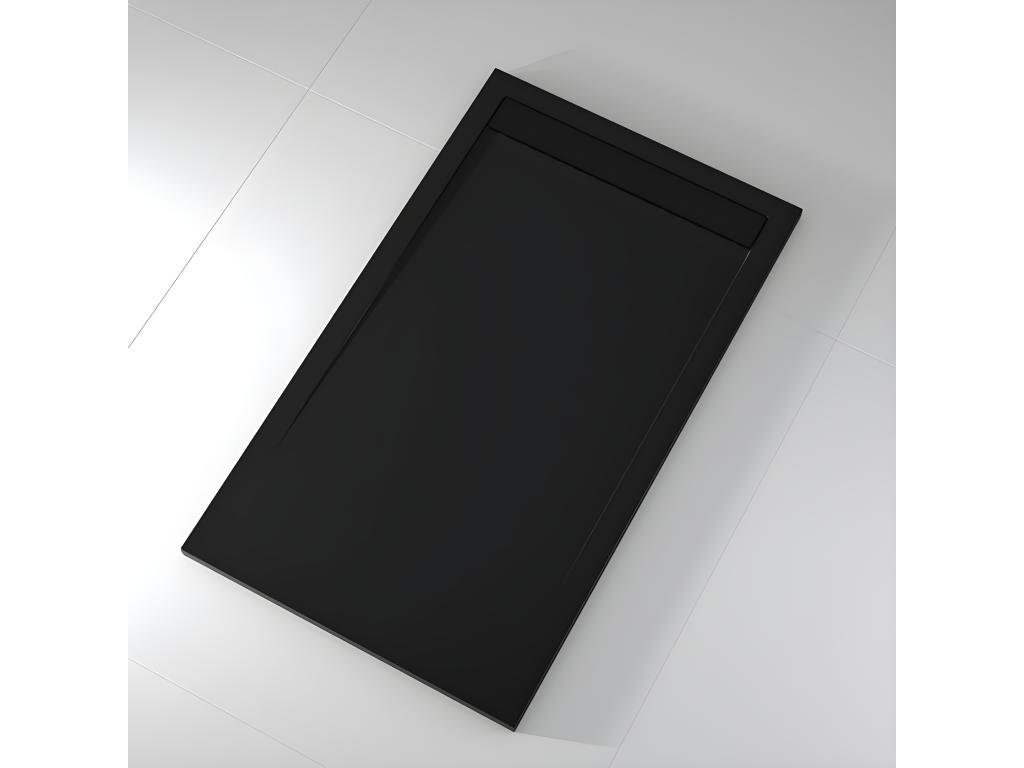 Plato de ducha pizarra CLEVER NEGRO 80x120 cm