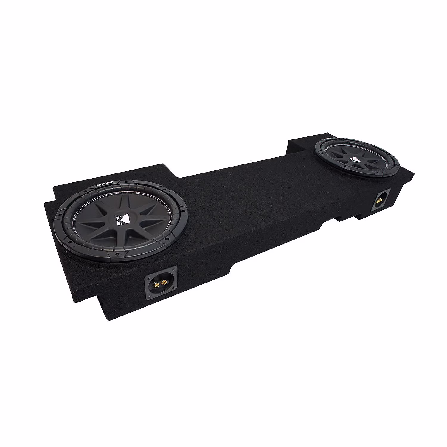 02 - 13 Chevy Silverado HD Crew Truck Kicker Comp C12 Dual 12" Sub Box Final 2 Ohm