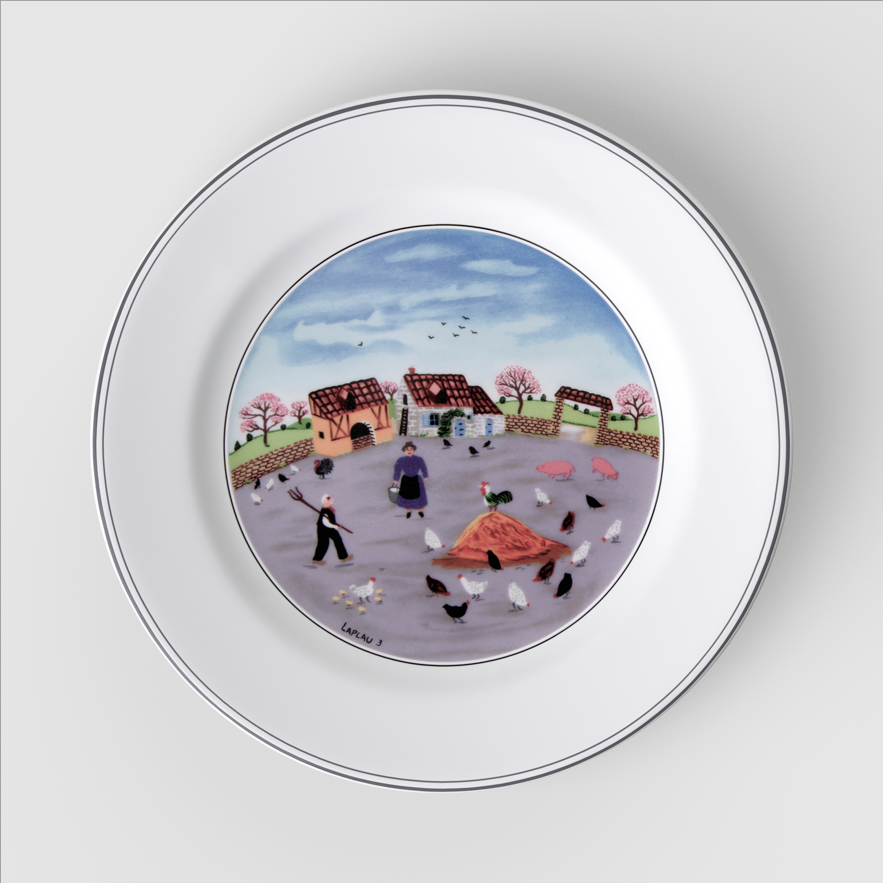 Villeroy & Boch Design Naif Salad/ Dessert Plate