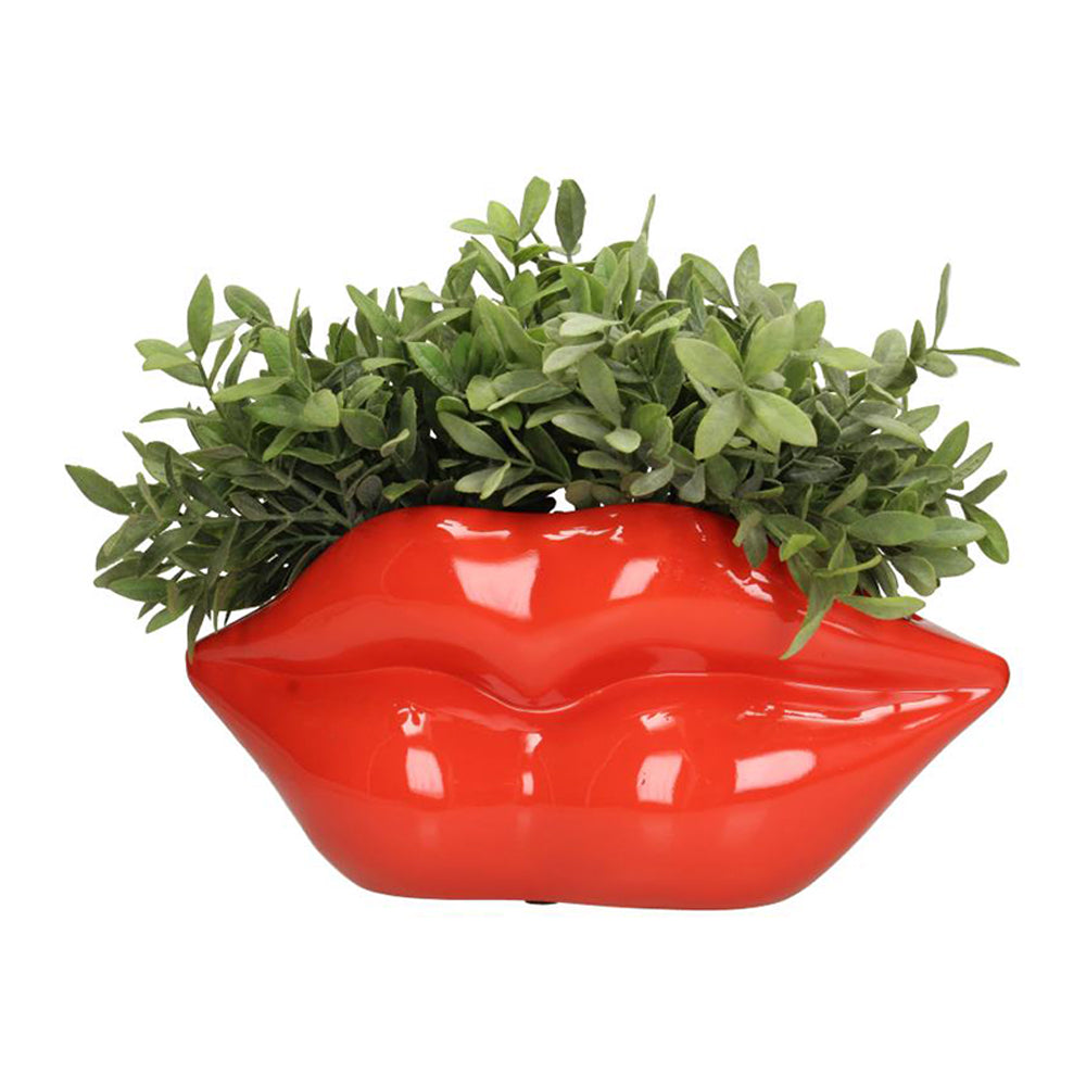 Kersten Lips Bloempot - Rood