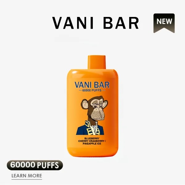 Vani Bar Mega 60.000 Züge (2-in-1 Dual Flavor) – Wiederaufladbare Einweg E-Zigarette mit Smart LED