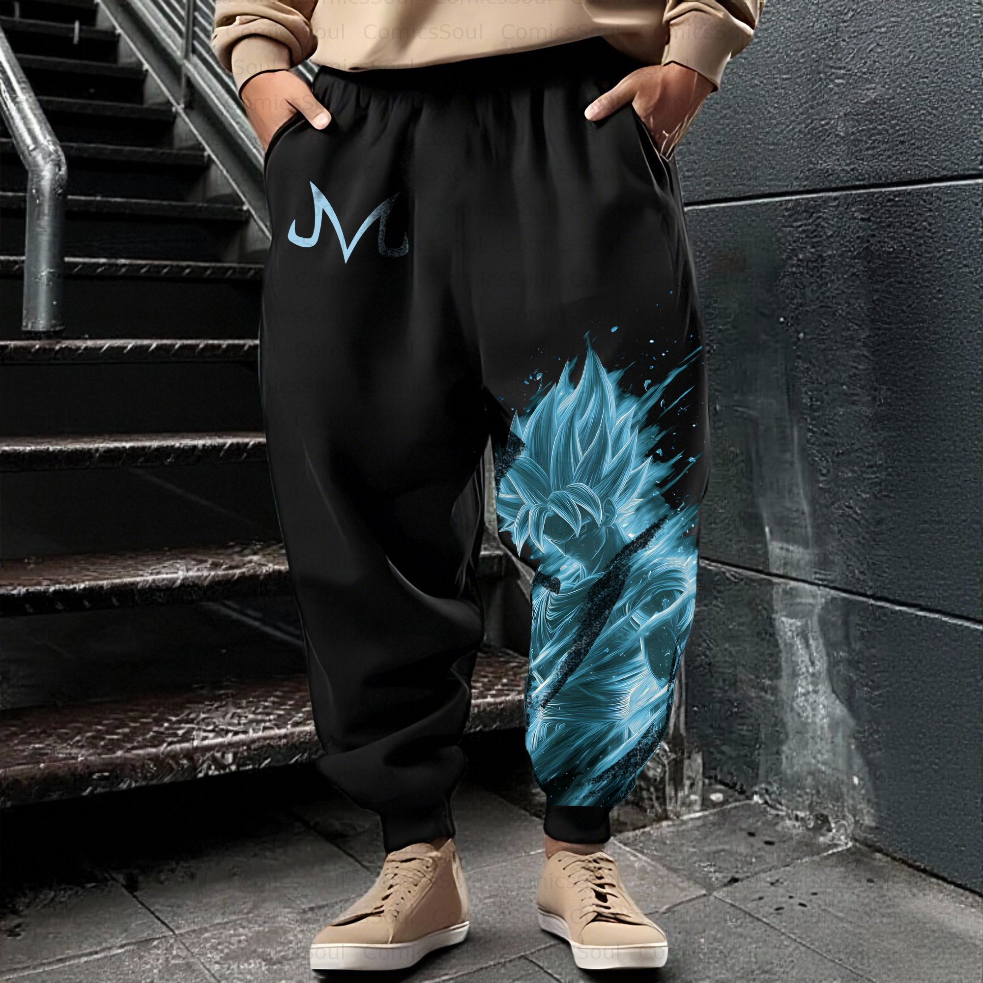 Unisex Casual Anime Streetwear Pant