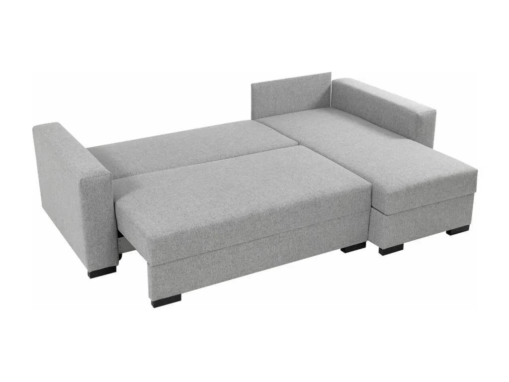 Sofá rinconero Nidovia verde 187 cm con caja de cama y función descanso 242x155 cm. eqm1815055