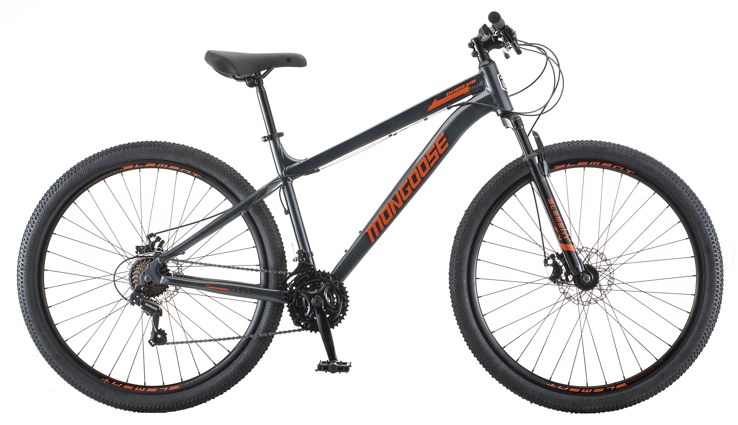 29" Durham Mountain Bike, 21 Speeds, Gray - Image 6