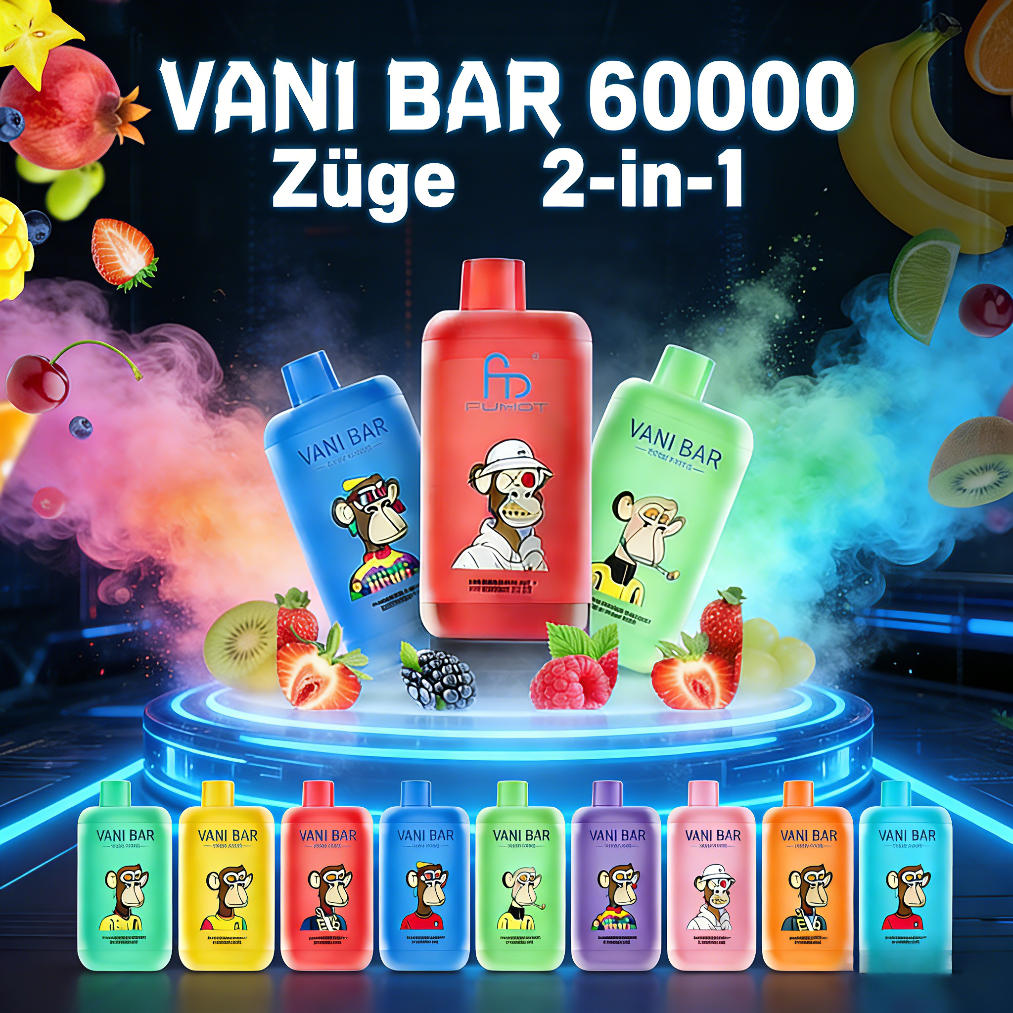 VANI BAR MEGA 60.000 – A világelső 2-az-1-ben okos vape megérkezett!
