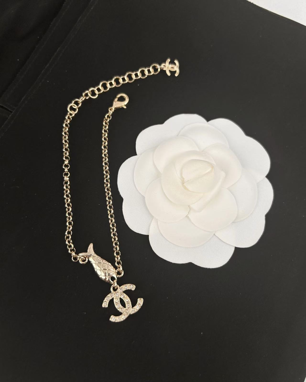 Chanel Light Gold Fish Bracelet - Original Replica Club