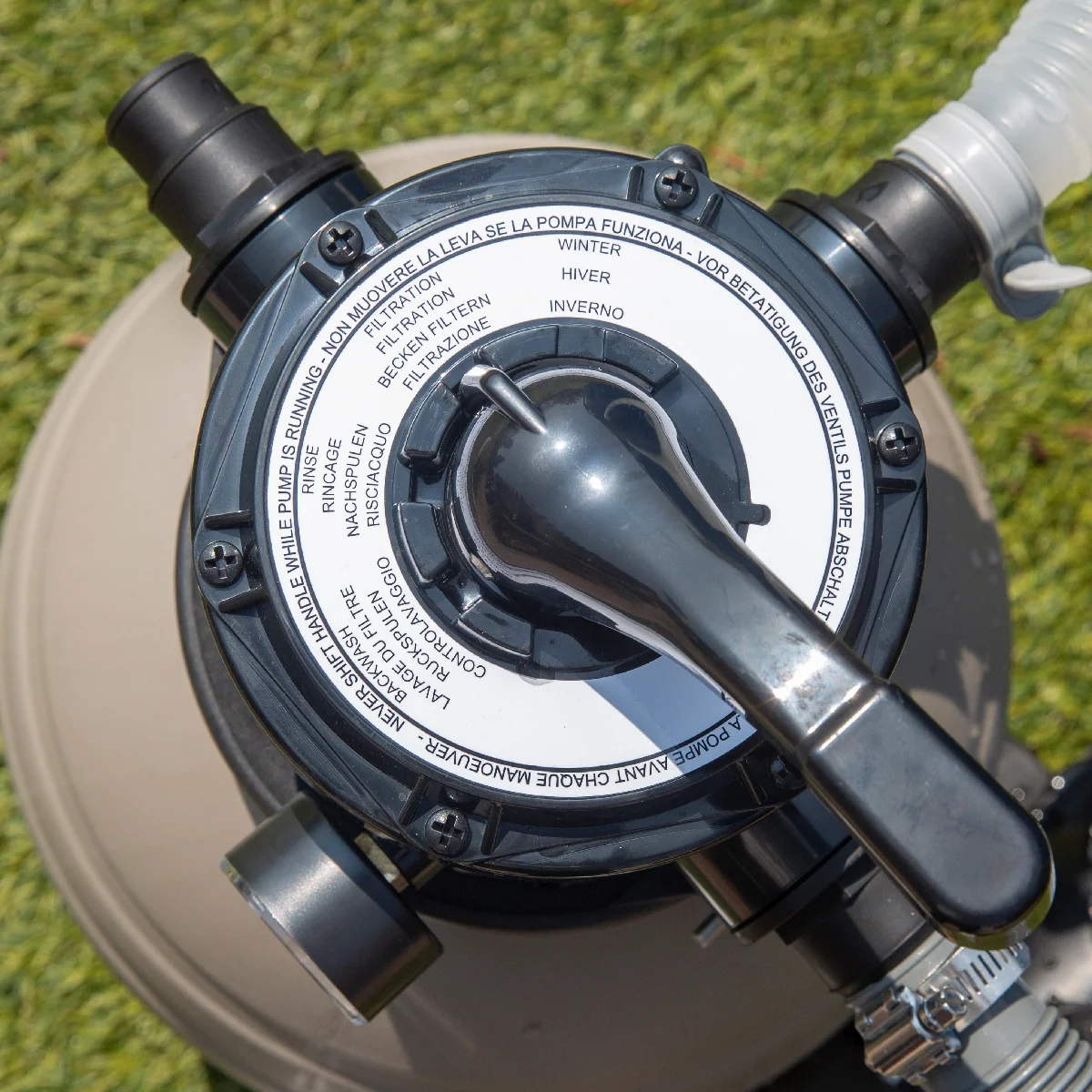 XtremepowerUS Sand Filter Pump for Above Ground Pool, 2400 GPH Pool Filter Pump, 7-Way Valve - Image 18