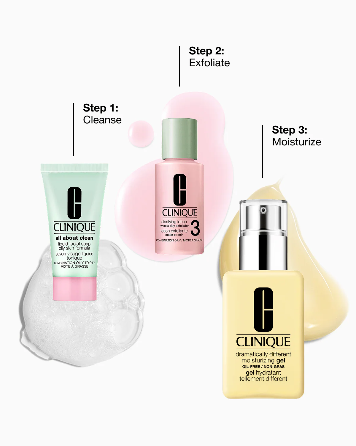 3-Step Routine Bundle For Oily Combination Skin
