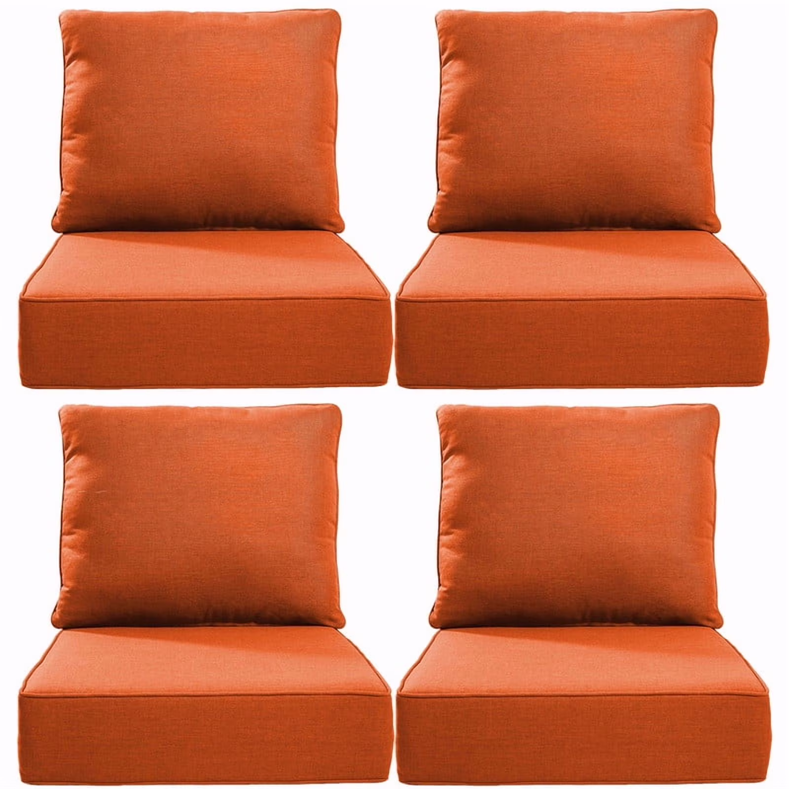 Bellefurn Outdoor Deep Seat Cushion 24 X 24 X 6 inch for Patio Furniture,Outdoor Chair Cushions Waterproof & Fade Resistant Patio Furniture Cushions for Wicker Chair, Sofa, Couch - Image 8