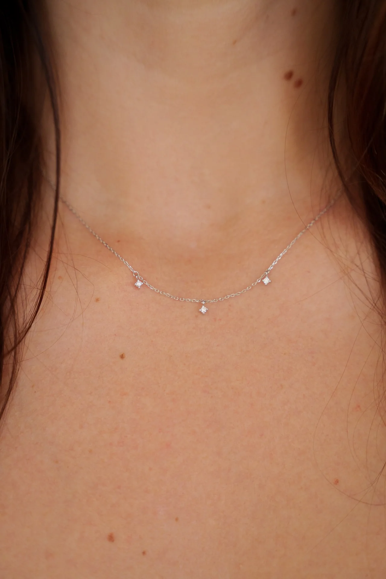 diamond heart necklace