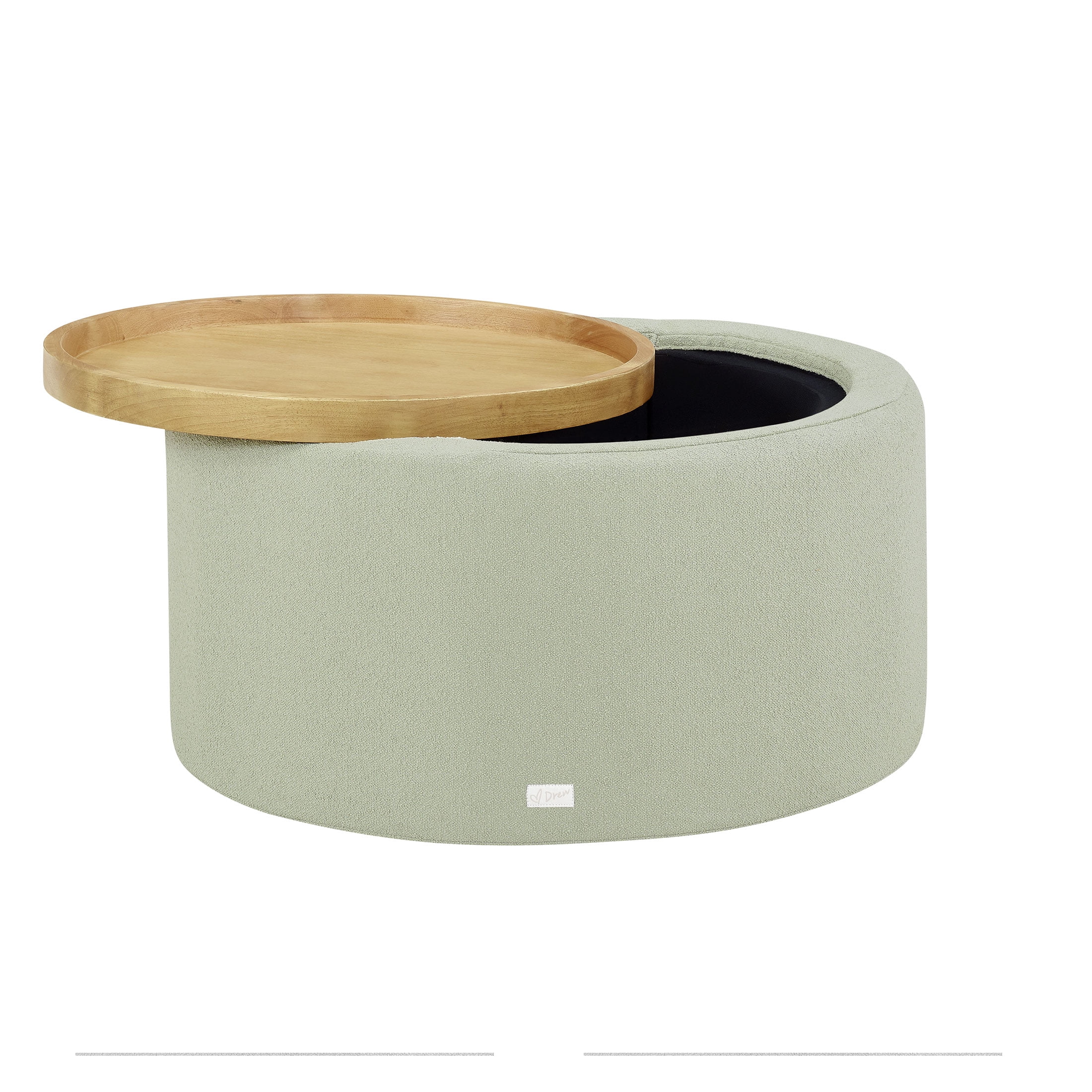 Beautiful Drew Stowaway Coffee Table with Storage by Drew Barrymore, Cream - Image 16