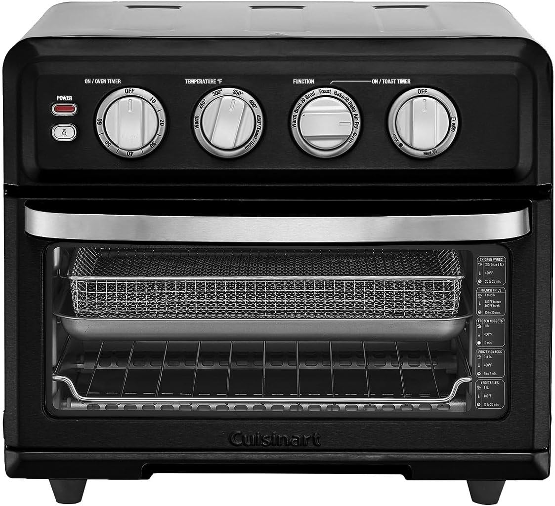 Cuisinart Air Fryer Toaster Oven with Grill, 1800W 8-1 Air Fryer Oven with Bake