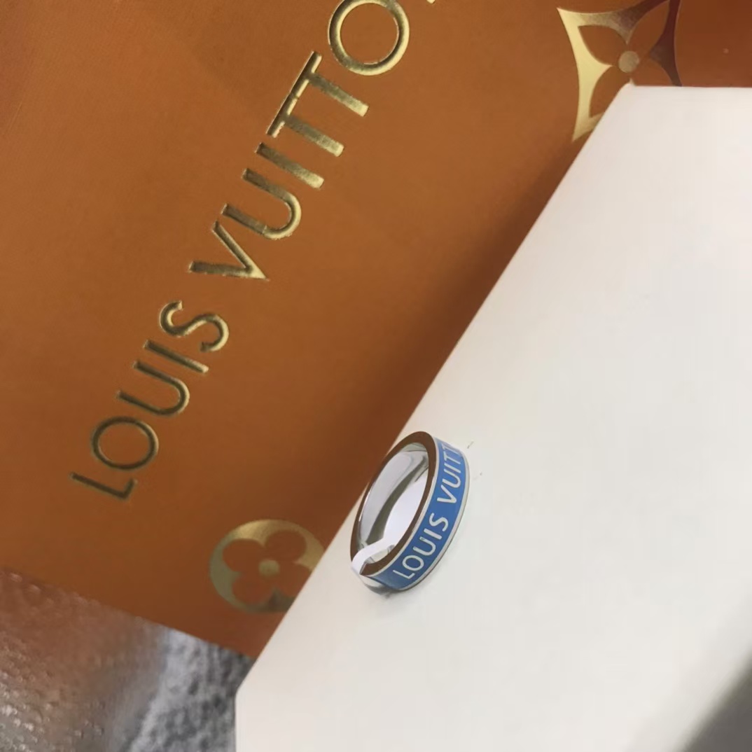 Louis Vuitton Letters Pattern Ring - Original Replica Club