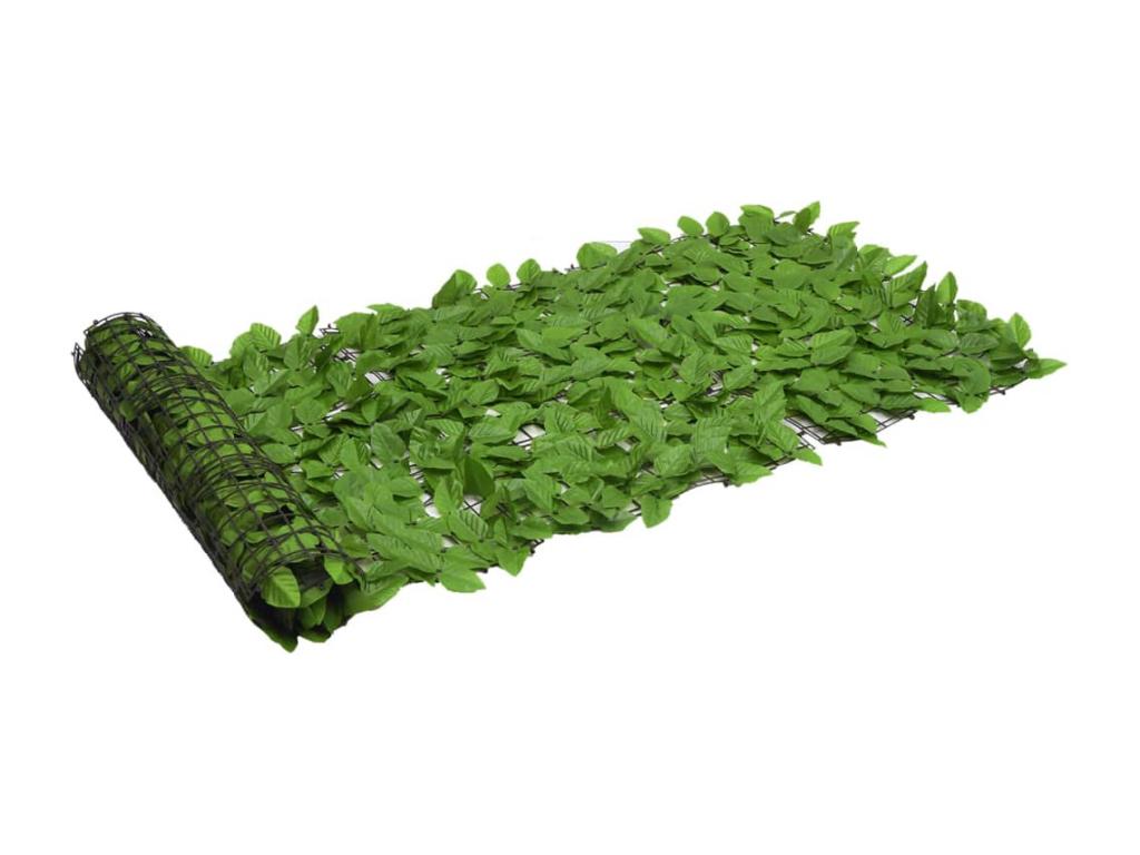 Pratcas Pantalla de balcón de hojas verde 200x75 cm